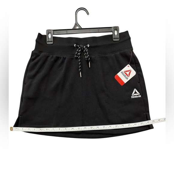 Reebok Black Athletic Skort With Drawstring Waist, polar skirt - Picture 8 of 8